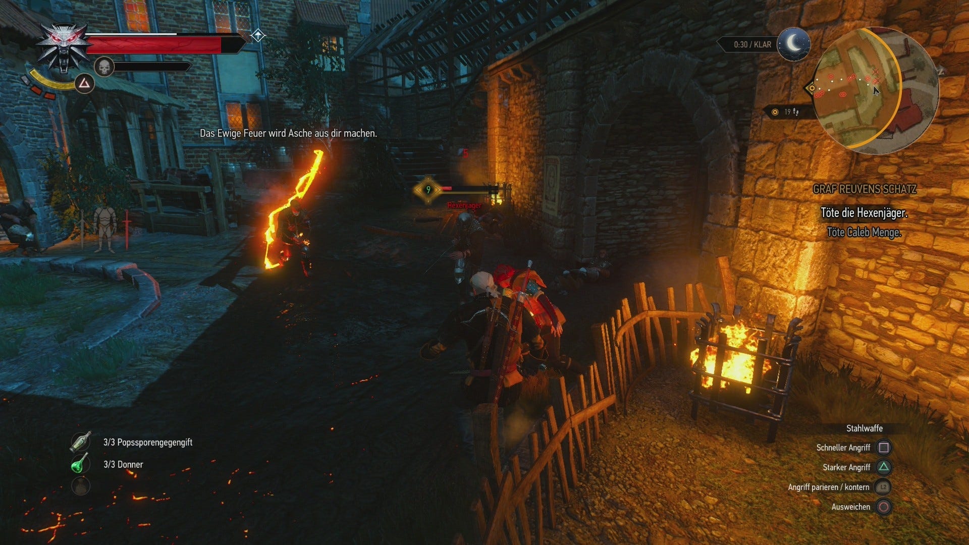 The Witcher 3 Graf Reuvens Schatz The Witcher 3: Graf Reuvens Schatz - Triss foltern lassen, Menge töten