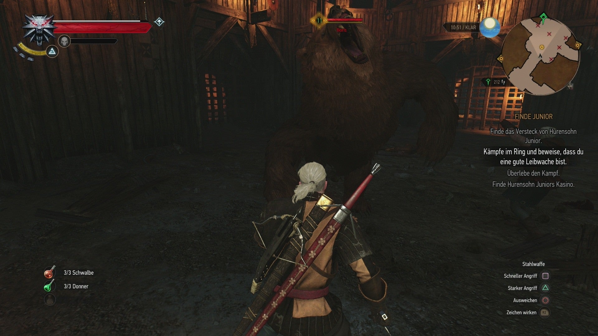 Witcher 3 Finde Junior Töten Oder Nicht The Witcher 3: Finde Junior - Hurensohns Versteck und Arena | Eurogamer.de