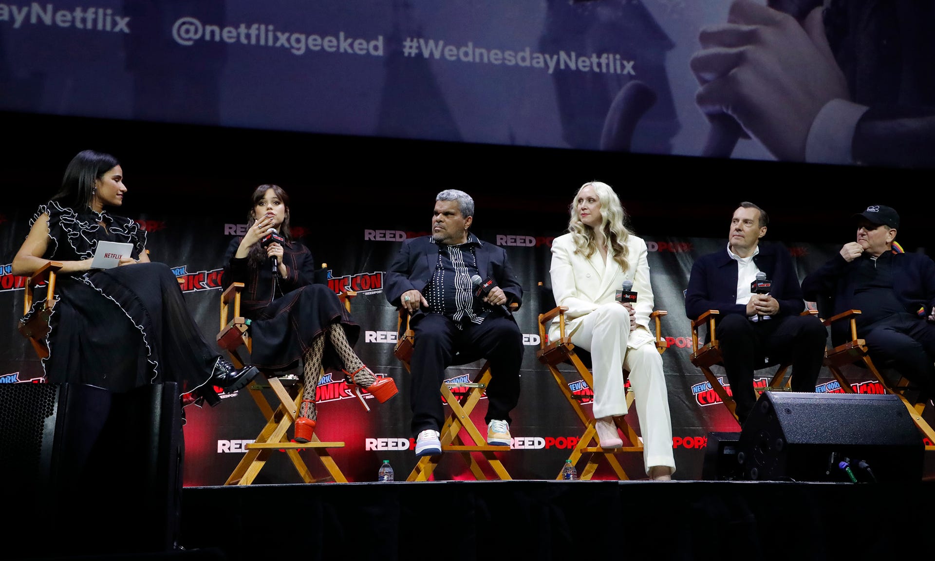 Watch Netflix's full Wednesday panel with Jenna Otega, Luis Guzmán