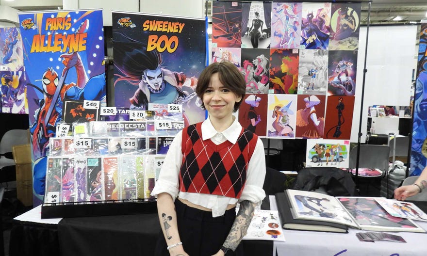 Sweeney Boo at NYCC 2023 Artist Alley