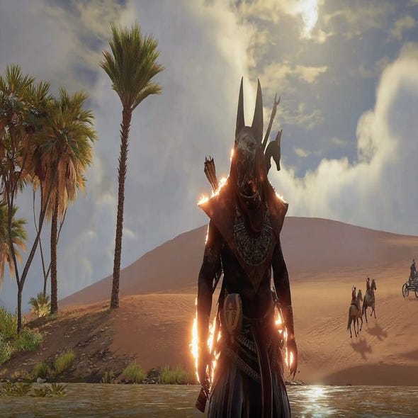 Assassin's Creed Origins Trials of the Gods Guide - How to Defeat Anubis,  How to get the Anubis Gear Set | VG247