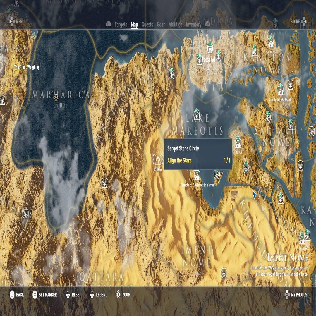 Where To Find All 12 Stone Circles In Assassin's Creed Origins - Game  Informer