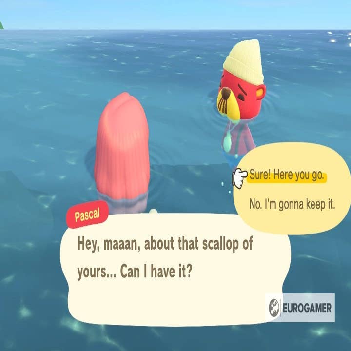 Animal Crossing Pascal: How to find Pascal, Pearls, and Mermaid