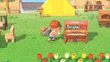 Pianino i inne elementy wystroju wyspy w materiale z Animal Crossing: New Horizons