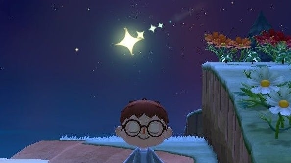 Animal Crossing shooting stars How to wish upon meteor showers