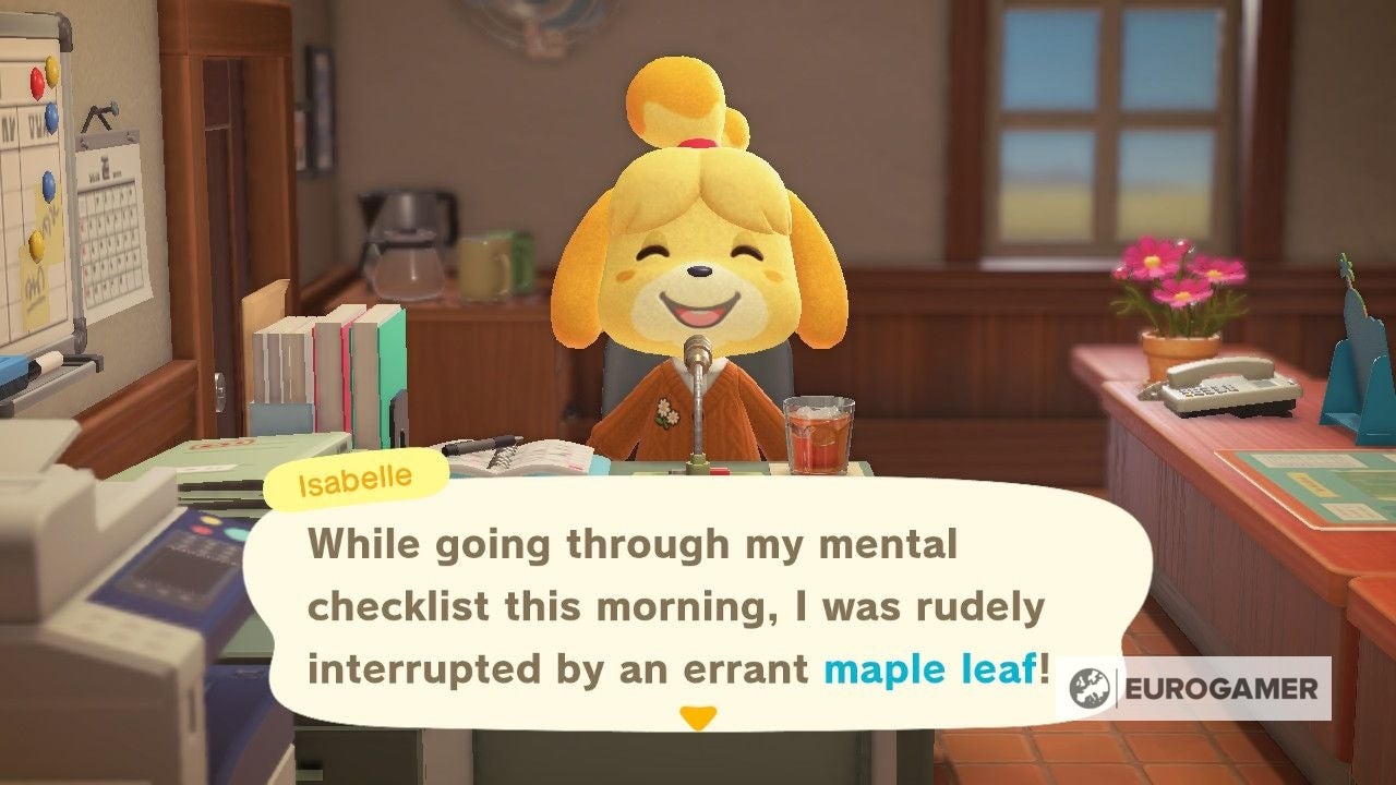 Animal Crossing Maple leaf How to get maple leaves and find the maple