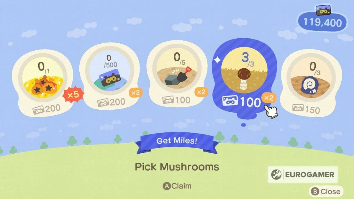 Animal Crossing - Mushrooms: How to get elegant, flat, rare, round and  skinny mushrooms, including the mushroom DIY recipes in New Horizons  explained | Eurogamer.net
