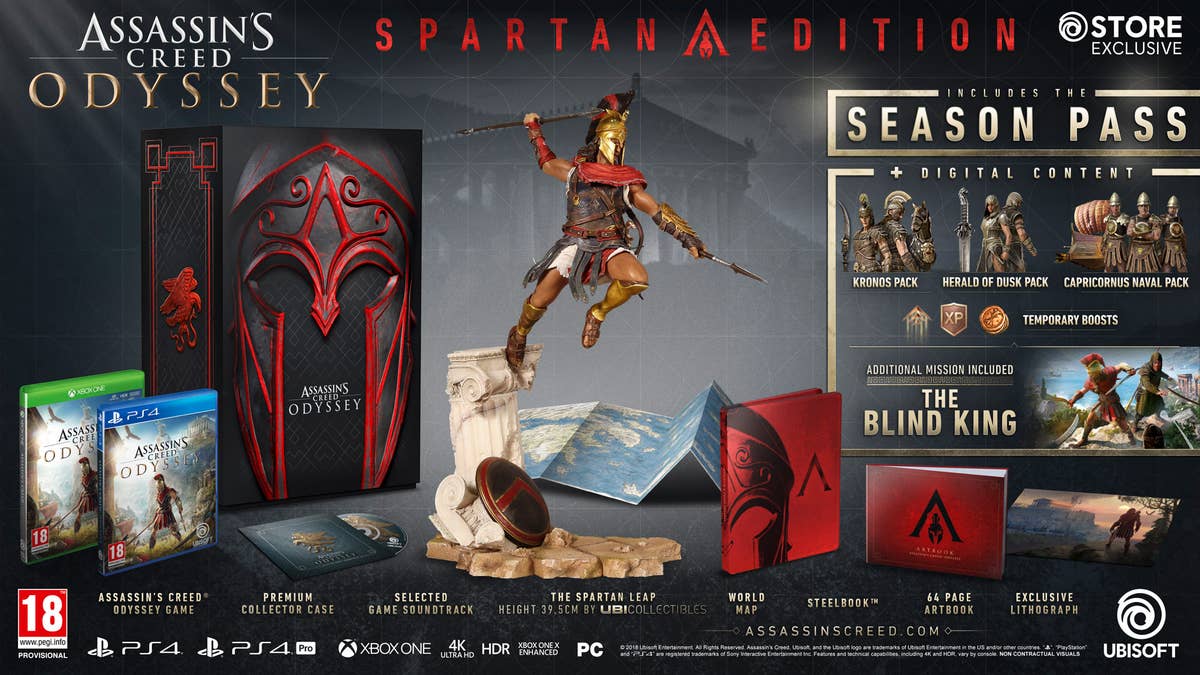 Assassin's Creed Odyssey: Ultimate Edition - What's included