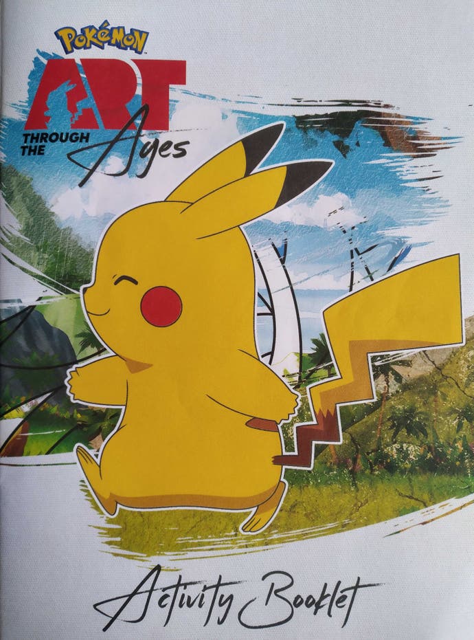 Pokémon: Art Through the Ages activity booklet