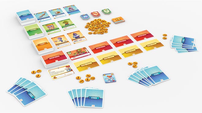 Adventure Mart board game gameplay