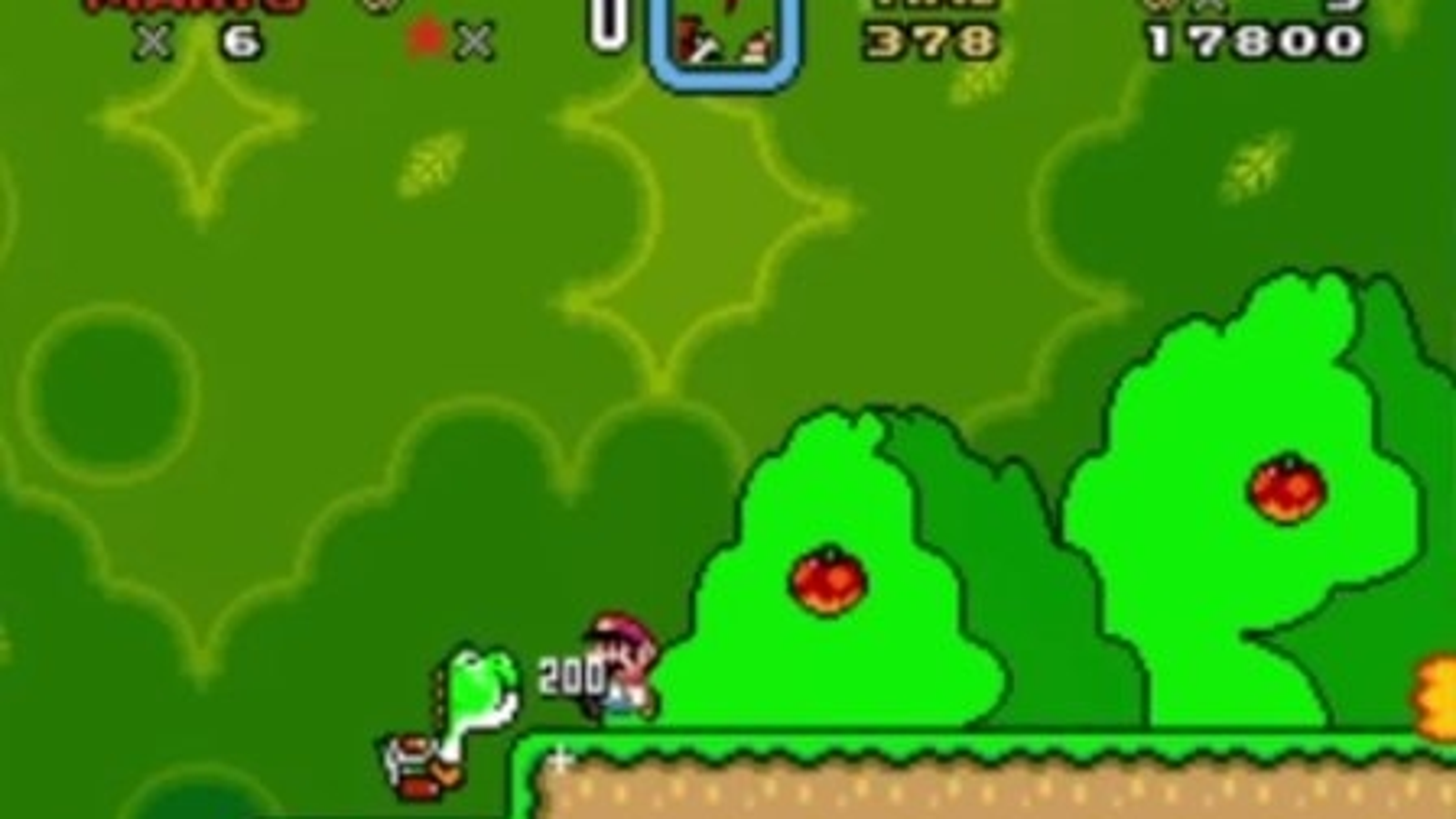 Testing Ground Mario Super Mario World Bush