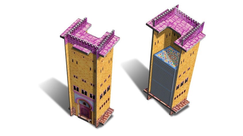 Alhambra Big Box: Second Edition tile tower