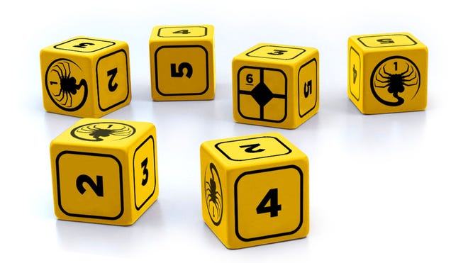 Alien: The Roleplaying Game RPG stress dice