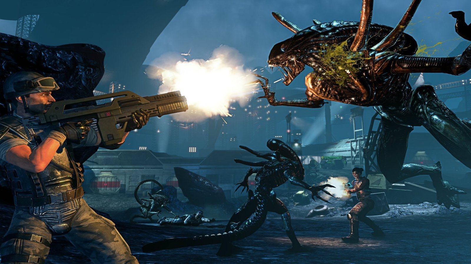 Video Game Aliens Vs. Predator HD Wallpaper