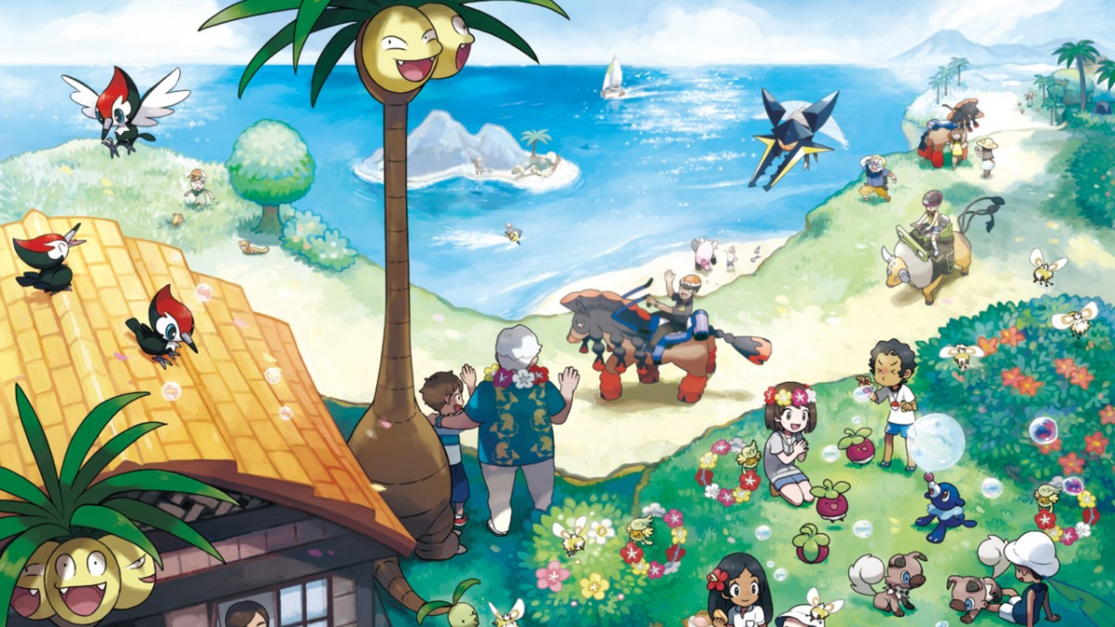 The Pok Mon Company Donates 200k To Hawaii After Announcing It As 2024   Alola Artwork Pokemon Sun And Moon 