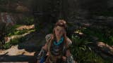Close up of Aloy in Horizon Call of the Mountain