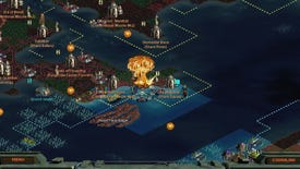 An explosion on Planet in Sid Meier's Alpha Centauri