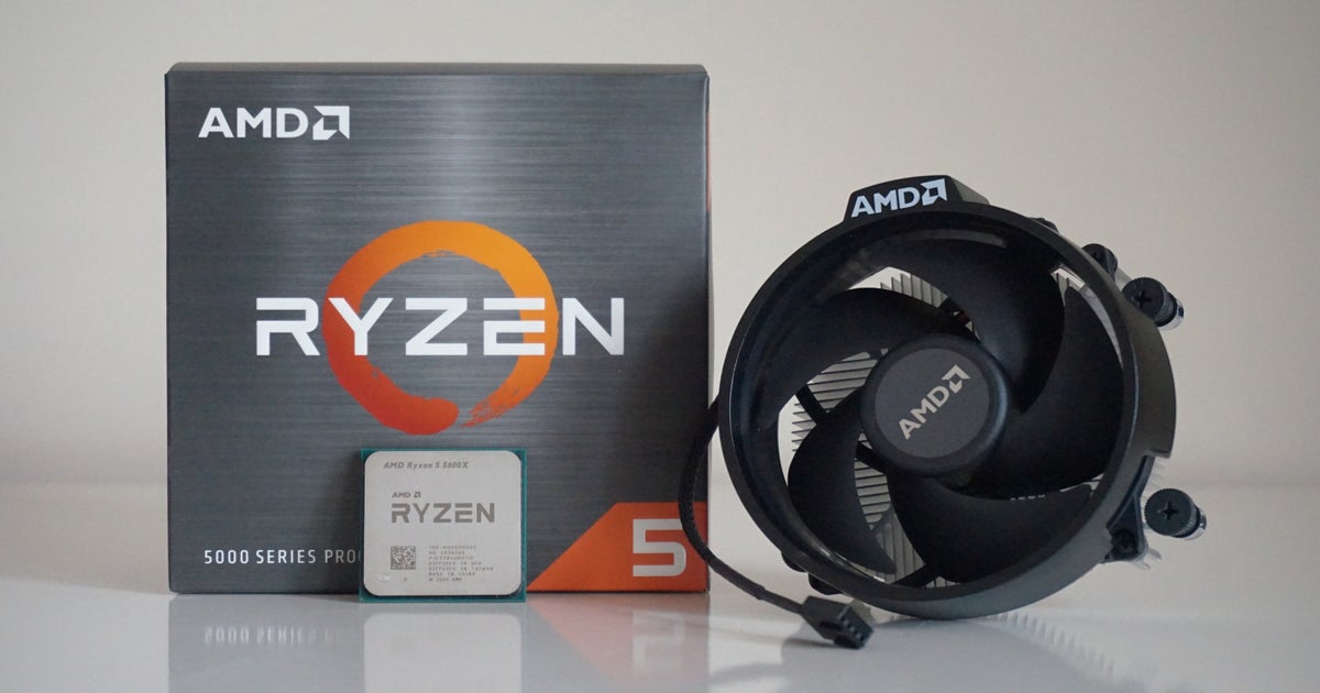 AMD Ryzen 5 5600 with Wraith Stealth Fan - (Socket AM4/6 Cores -12