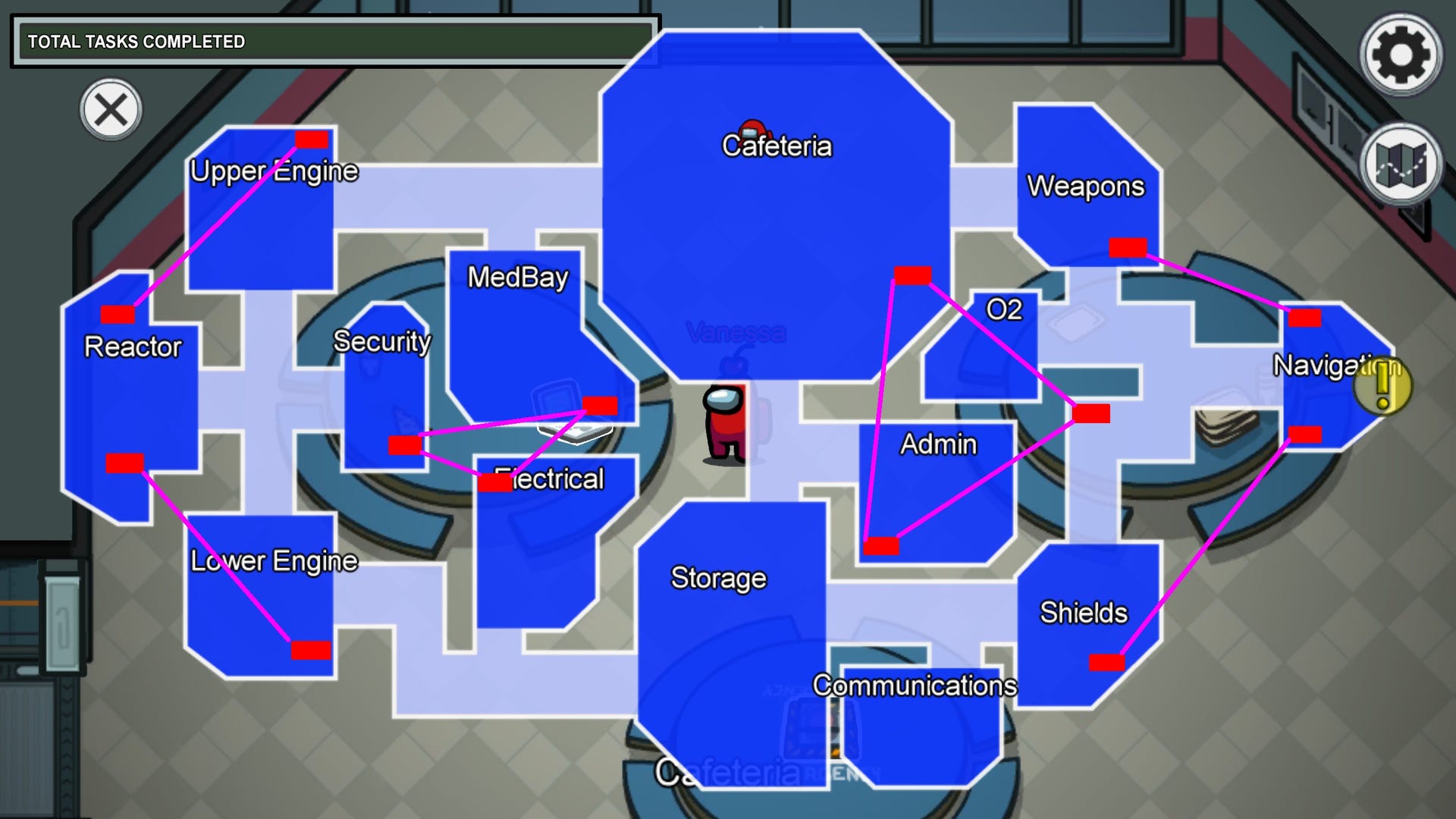 Skeld Map O2 Among Us Maps: Alle Karten mit Strategien und Vents | Eurogamer.de
