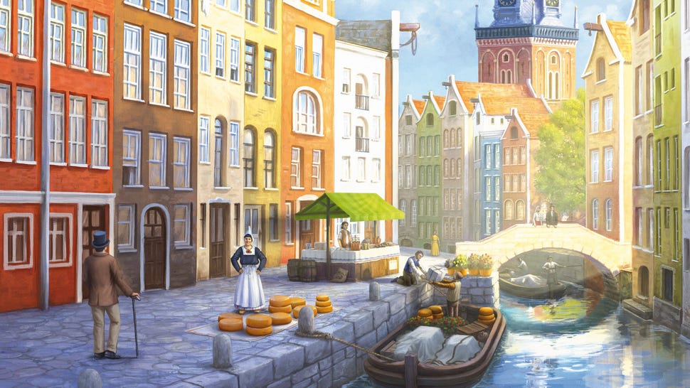 Amsterdam board game artwork