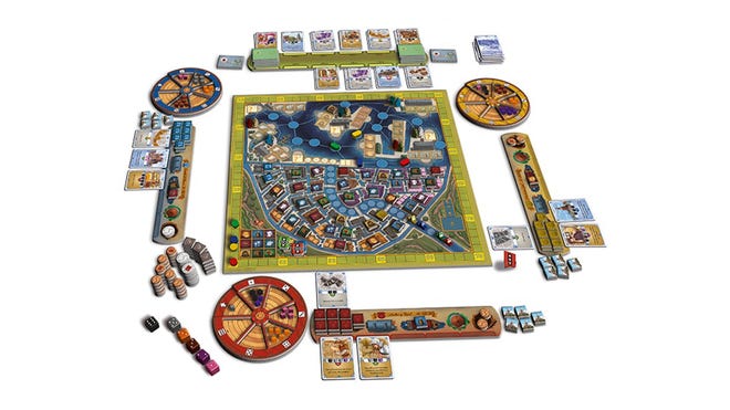 Amsterdam board game layout