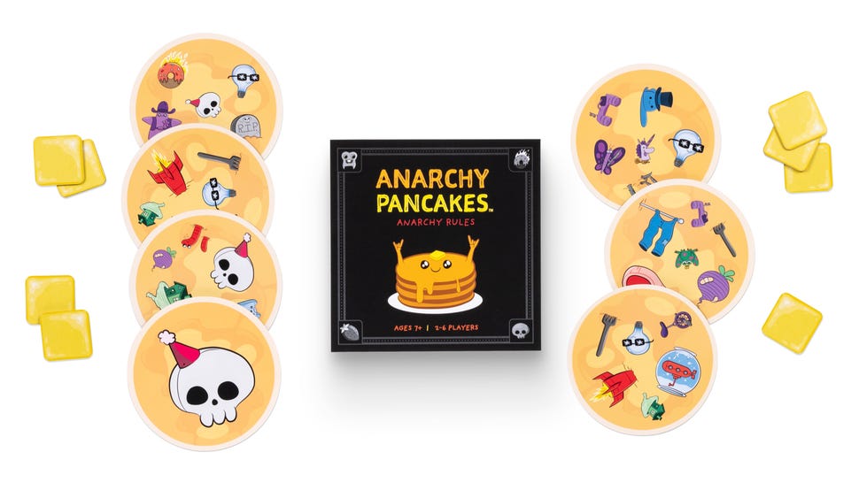 Promo art for Anarchy Pancake party game