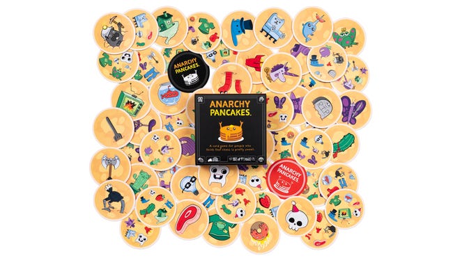 Promo art for Anarchy Pancake party game
