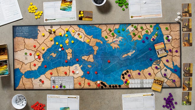 Ancient Civilizations of the Inner Sea board game gameplay
