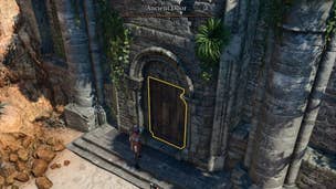 Ancient Door in Baldur's Gate 3 Overgrown Ruins