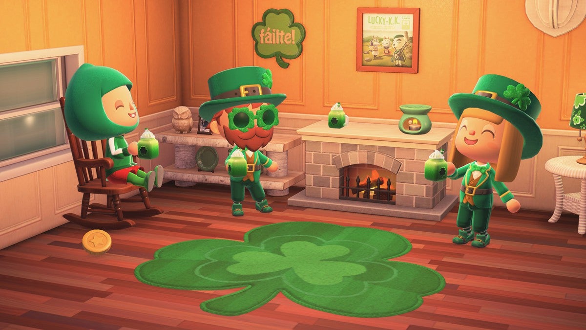 Animal Crossing spring update Shamrock Day & more seasonal items VG247