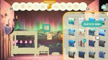 Animal Crossing: New Horizons - Modo de Decoración Pro: cómo usar paredes de acento, colgar objetos y luces de techo