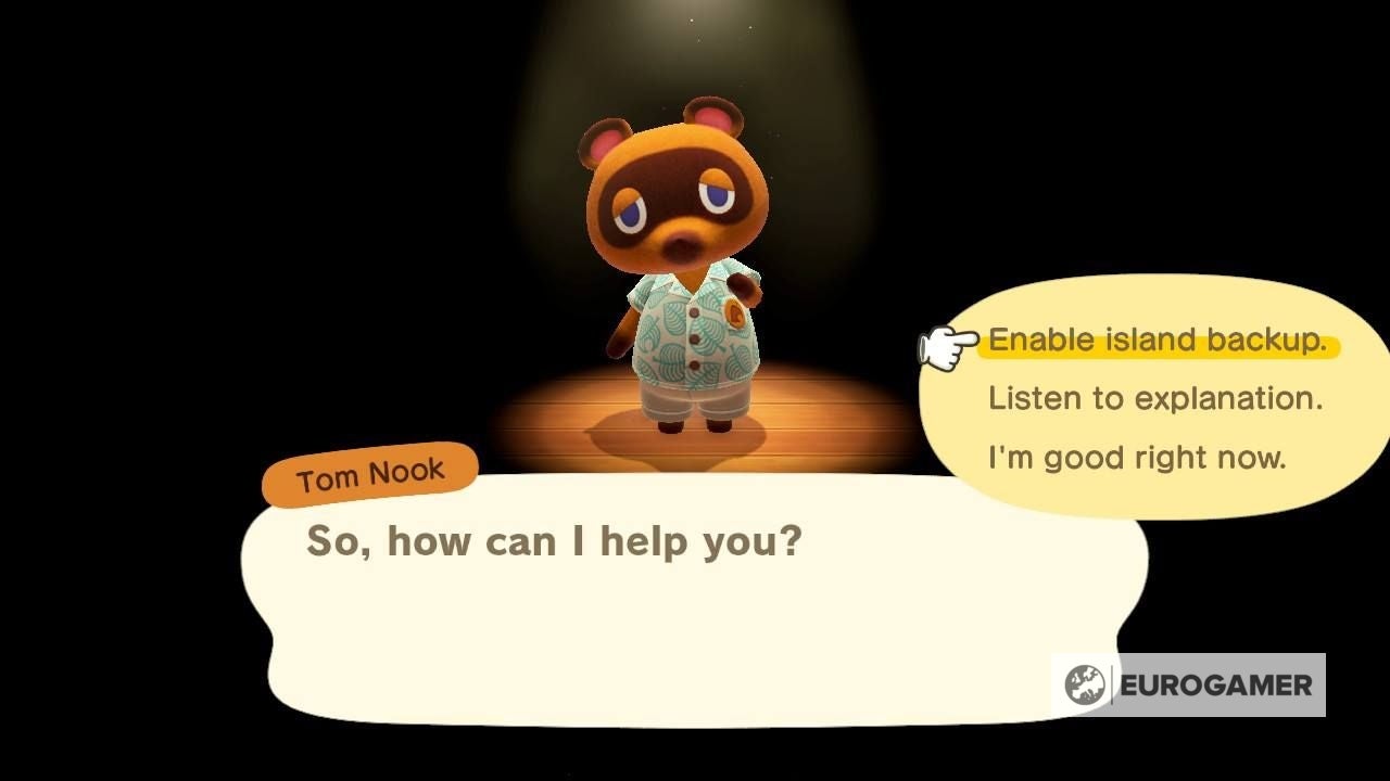 Animal Crossing New Horizons saven Eilandbackups, automatisch opslaan