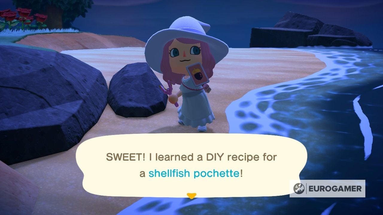 Animal Crossing Summer shell How to find summer shells, DIY recipes