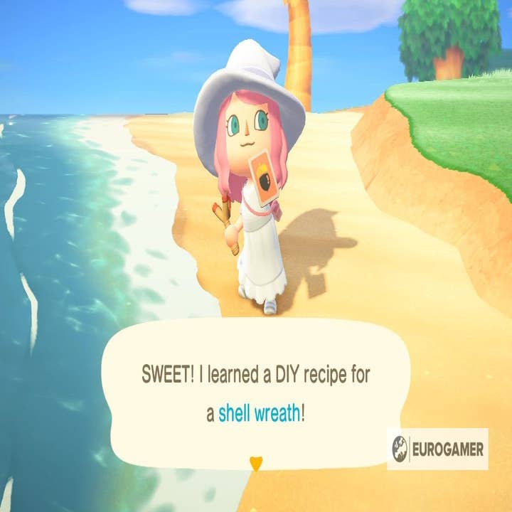 Animal Crossing New Horizons: Summer Shell DIY Recipes List and How to Get  Them