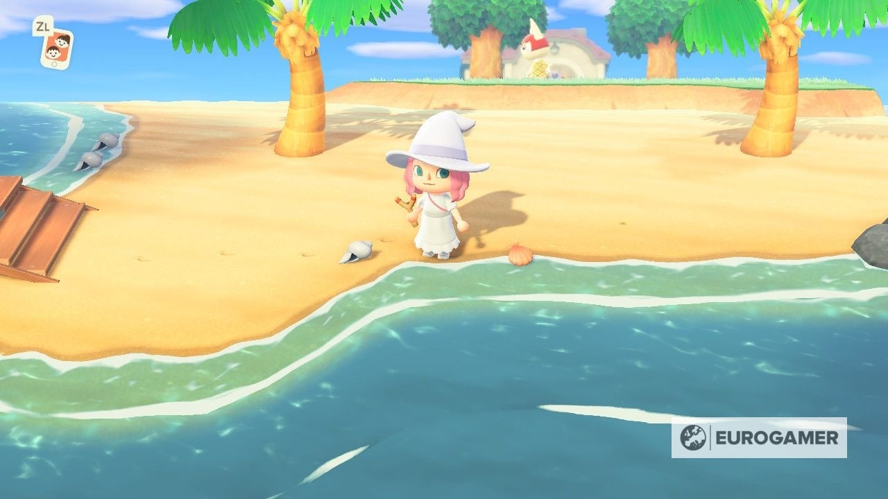 Animal Crossing Summer shell How to find summer shells, DIY recipes