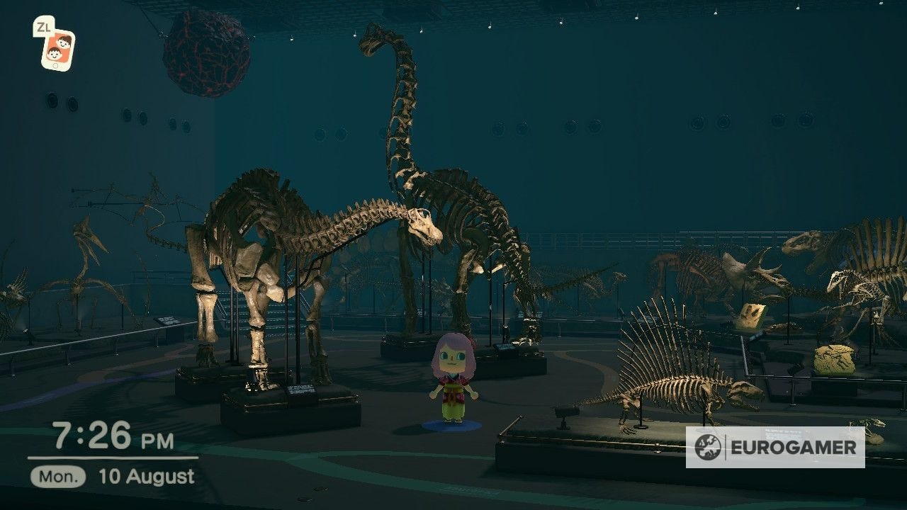 Animal Crossing fossil list how many fossils, how to find fossils and