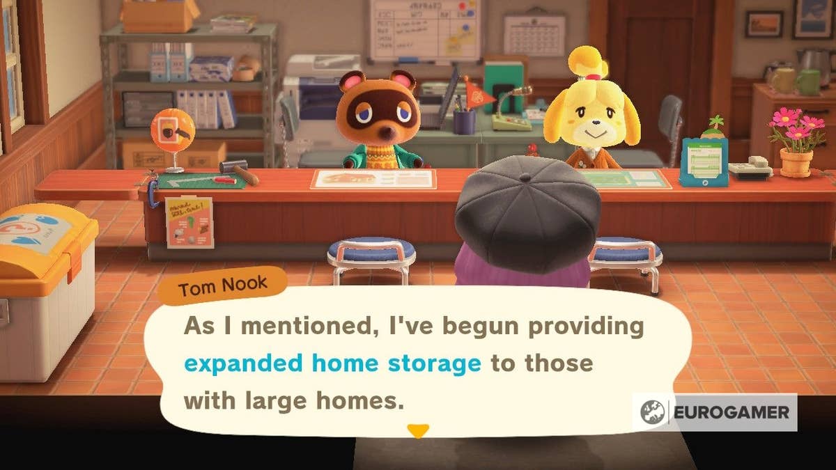 Animal Crossing Inventory and Storage upgrades: How to expand and manage  your inventory explained | Eurogamer.net
