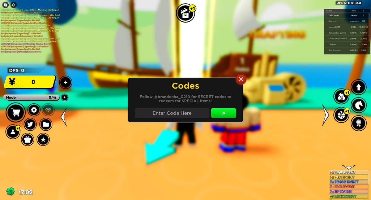 Roblox Anime Fighters Simulator Codes (December 2023)