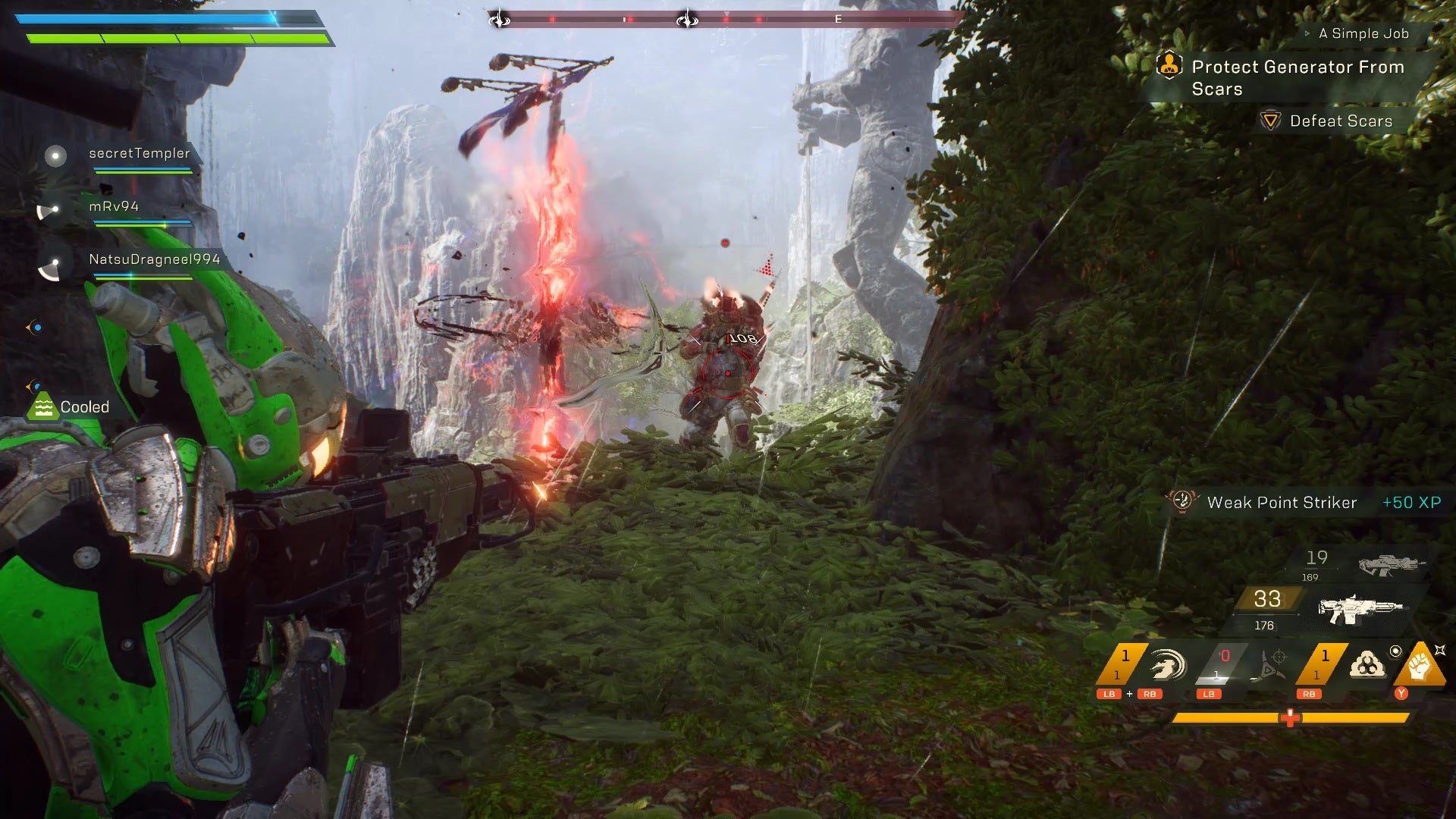 Anthem A Simple Job mission - defending the shaper relic