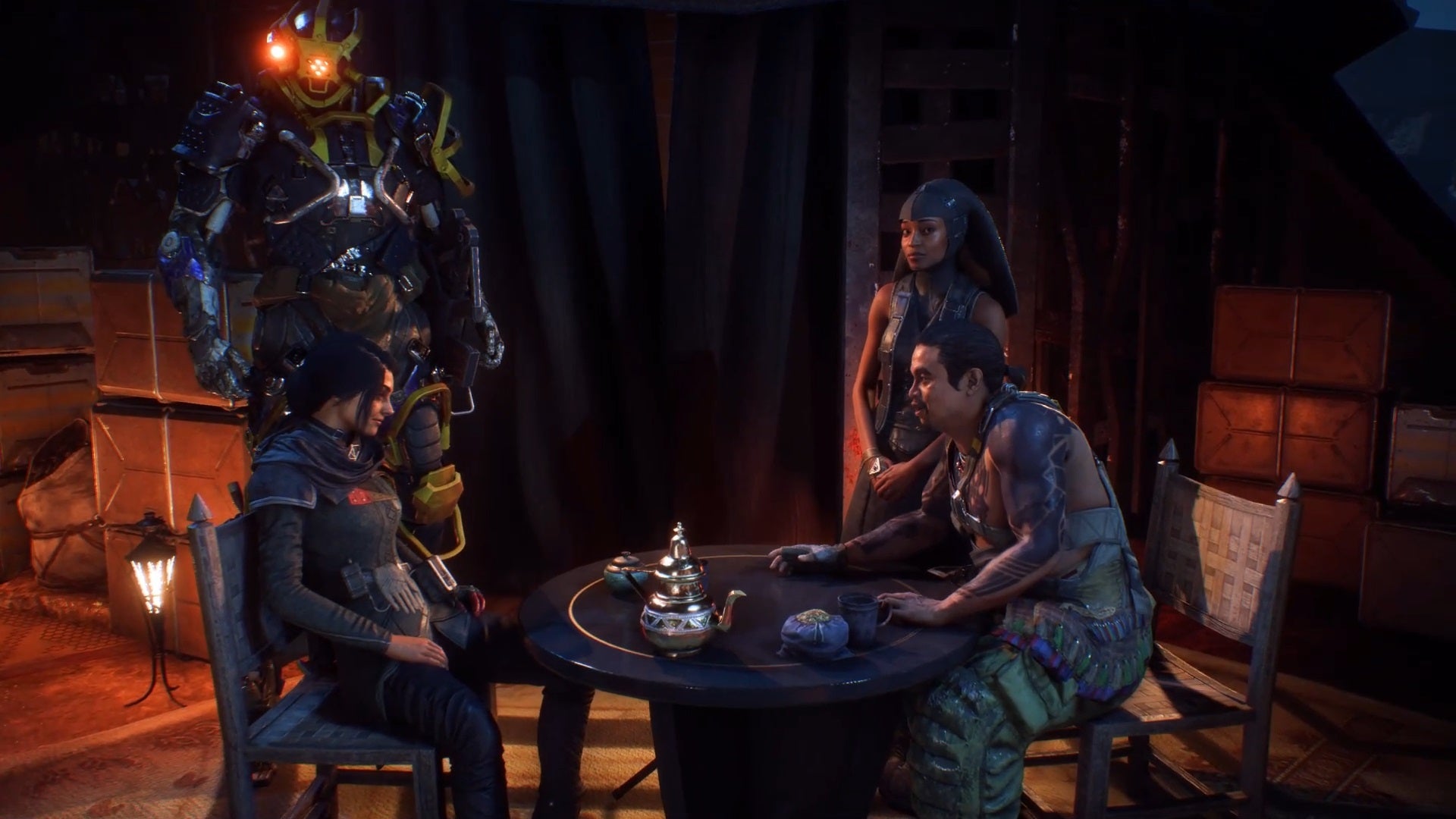 Anthem Finding Old Friends mission - gain entry to "Princess" Zhim's hideout