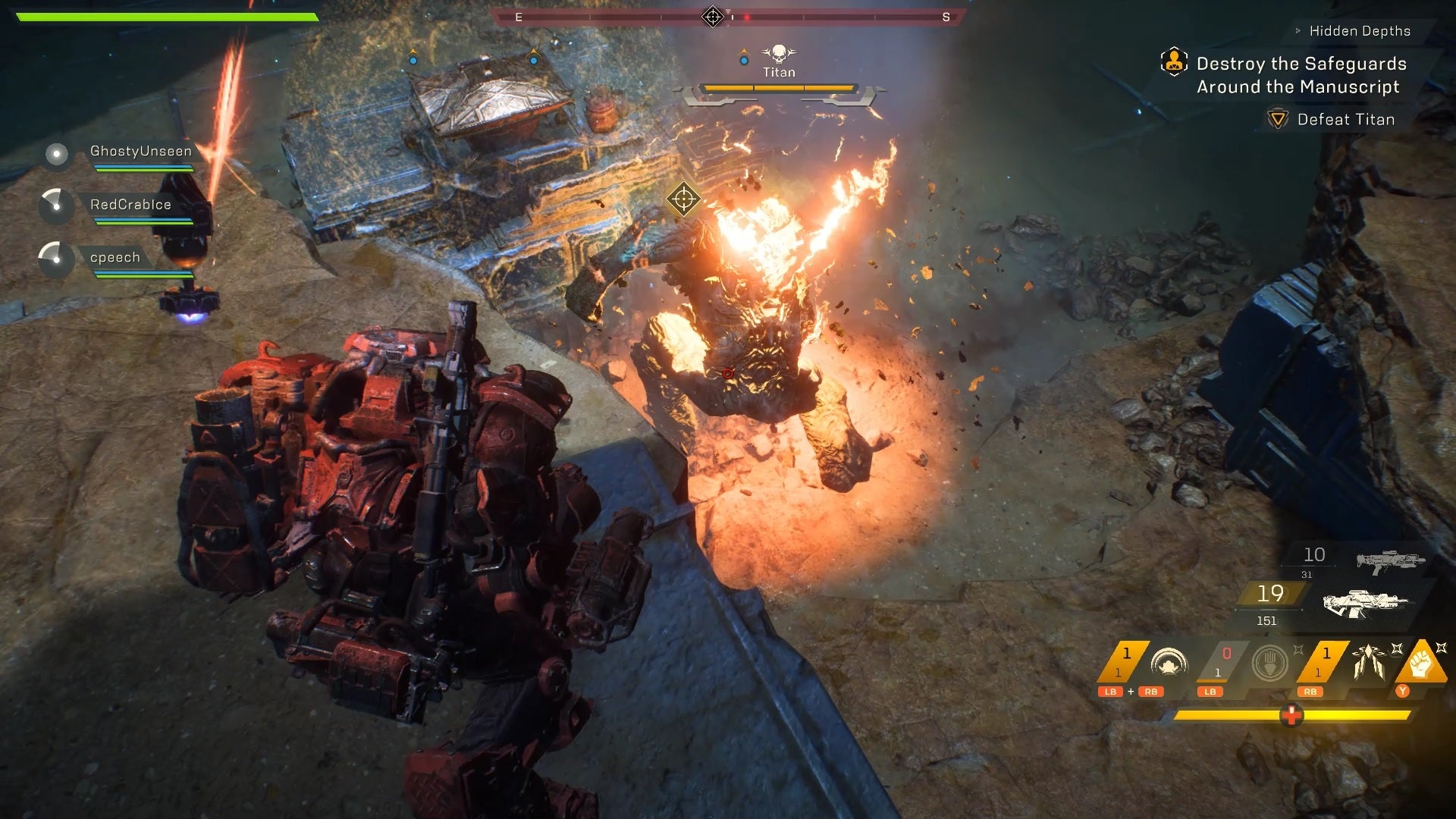 Anthem Hidden Depths mission - investigate the Elysian manuscript