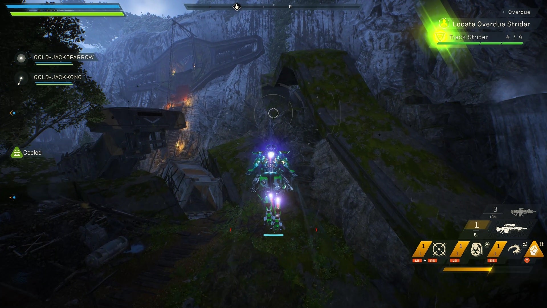 Image for Anthem Overdue mission - Investigate the lateness of the strider