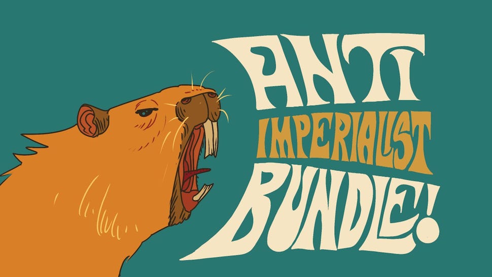 Banner art for the Anti-Imperialist RPG bundle on Itch.io