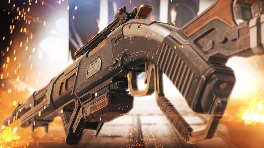 A close-up render of the 30-30 Repeater in Apex Legends.