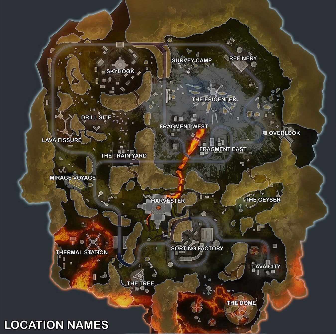 Apex Legends map guide (Season 4) World's Edge best locations and For Map Apex