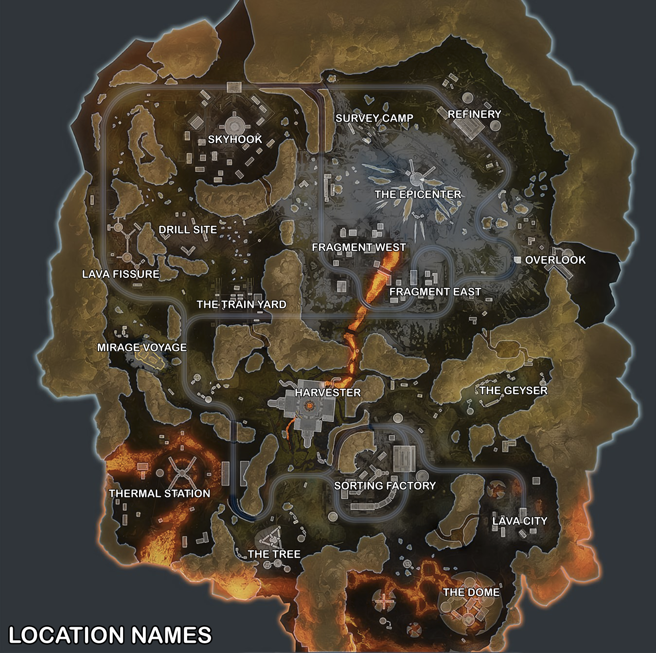 Apex Legends map guide (Season 4) - World's Edge best locations and 