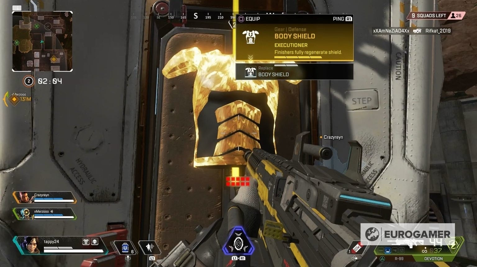 Gold hotsell backpack apex