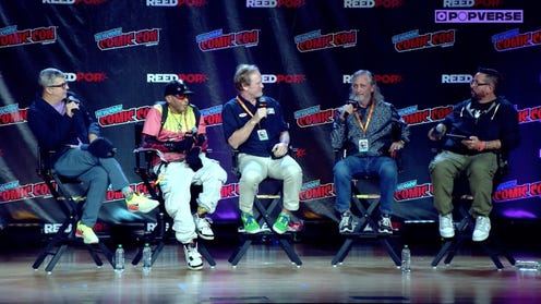 Watch the Aqua Teen Forever: Plantasm NYCC '22 panel live, featuring the Aqua Teen voice cast!