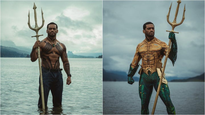 Aquaman Cosplayer