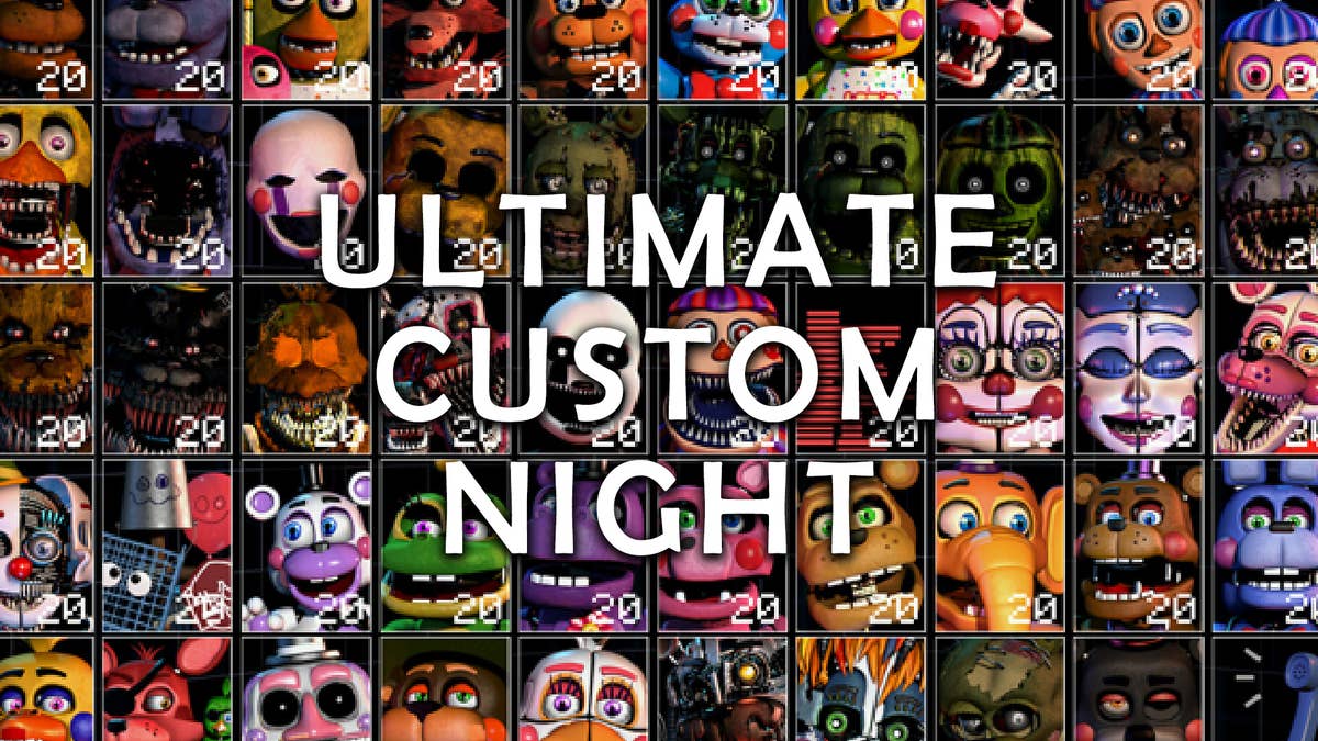 five nights at freddys ultimate custom night  Photographic Print